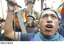 Preocupación por radicalización de la Situación en Bolivia